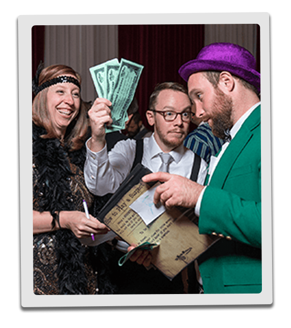 Cincinnati Murder Mystery customers flash their money